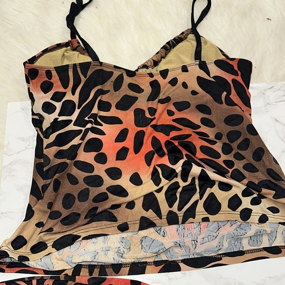 Vintage Leopard Print swim suit size large/xlarge - Picture 5 of 5